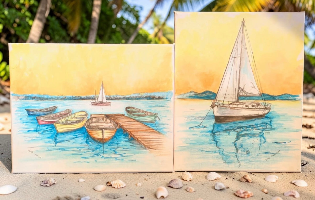 Sunday, 6/7/26 • 1:00-3:00 pm - Workshop - Nautical Paint Canvas - 20 S. Main Street, Port Deposit, MD 21904