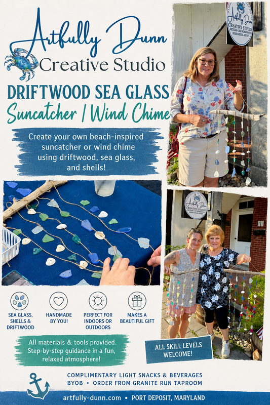8/26/2026 • 7:00-9:00PM - Sea Glass & Driftwood Wind Chimes