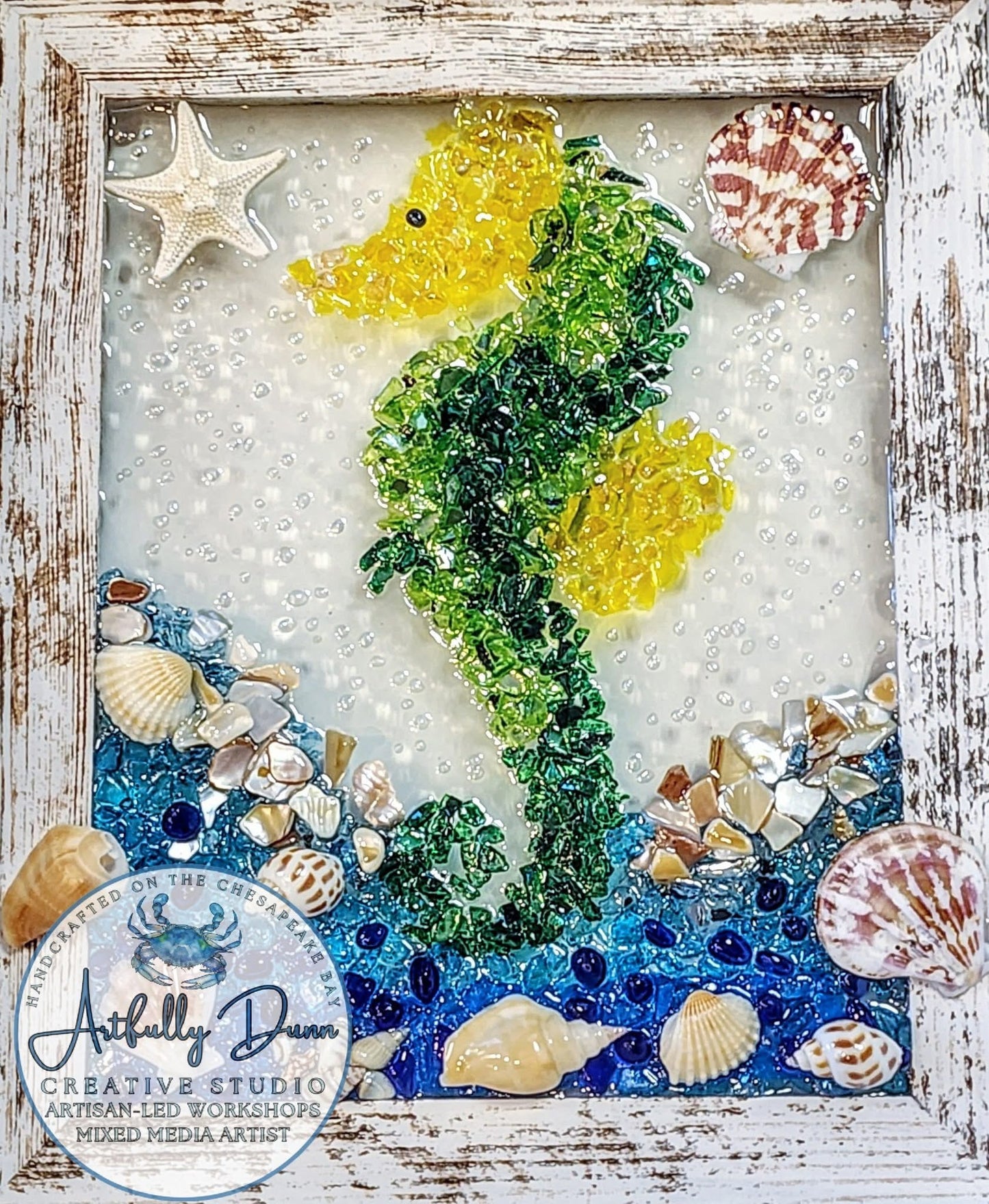 3/6/26 • 7:00-9:00 PM - Artisan-Led Workshop - Shattered Glass & Resin Framed Art - 20 S. Main Street, Port Deposit, MD 21904