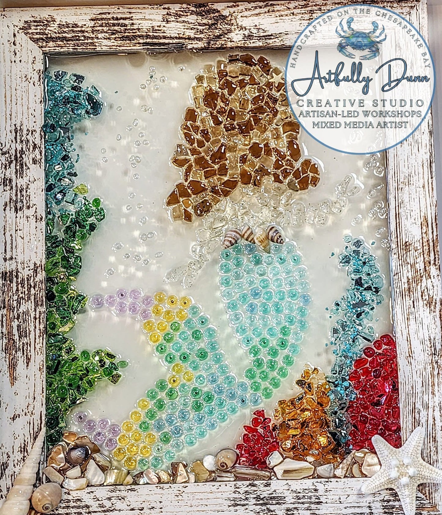 3/6/26 • 7:00-9:00 PM - Artisan-Led Workshop - Shattered Glass & Resin Framed Art - 20 S. Main Street, Port Deposit, MD 21904