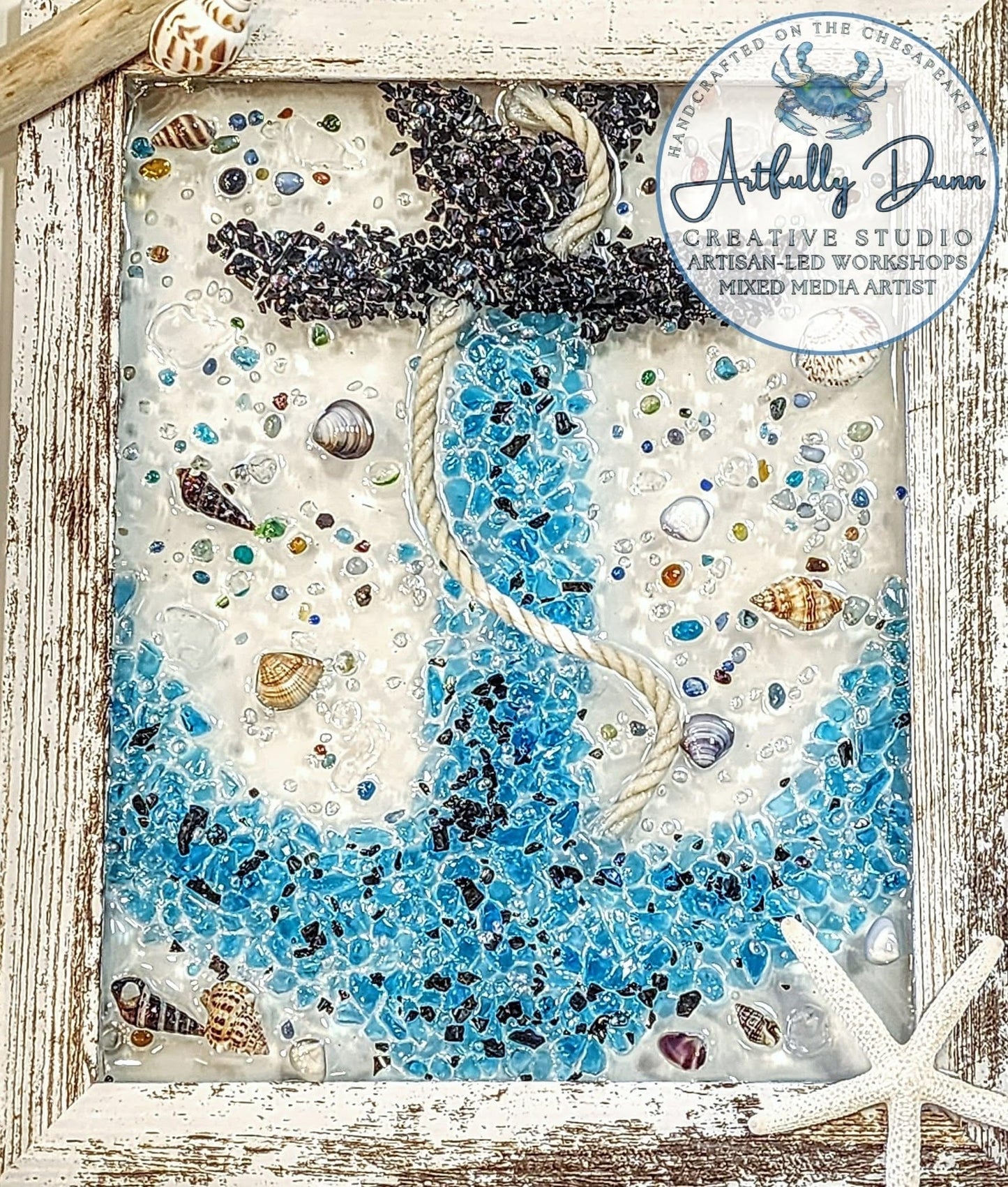 3/6/26 • 7:00-9:00 PM - Artisan-Led Workshop - Shattered Glass & Resin Framed Art - 20 S. Main Street, Port Deposit, MD 21904