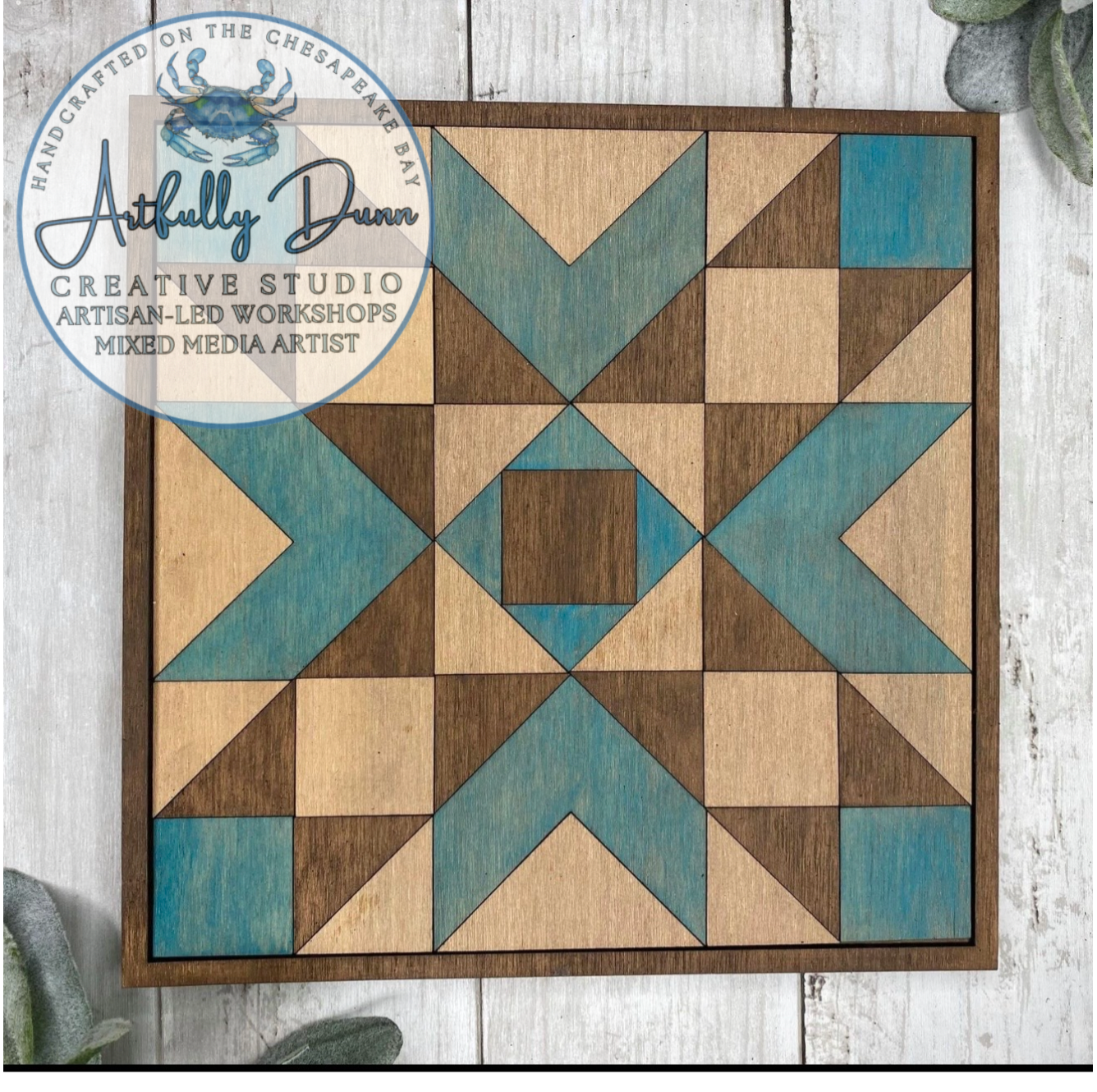 3/18/26 • 7:00-9:00 PM - Artisan-Led - Layered Wood Quilt Pattern Paint Workshop - 20 S. Main Street, Port Deposit, MD 21904