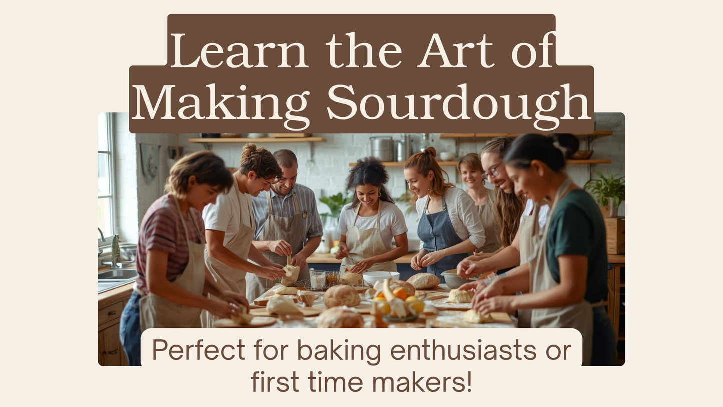 4/19/26 - 12:00PM-3:00PM - The Art of Sourdough - From the Beginning - 20 S. Main St., Port Deposit, MD 21904