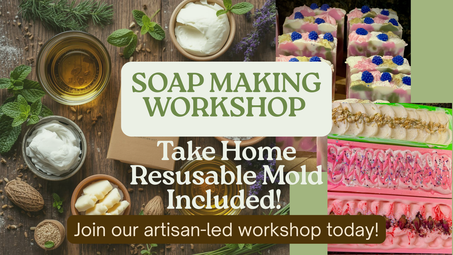 4/12/26 • 1 - 3 PM - Artisan-Led - Soap Making Workshop - 20 S. Main Street, Port Deposit, MD 21904