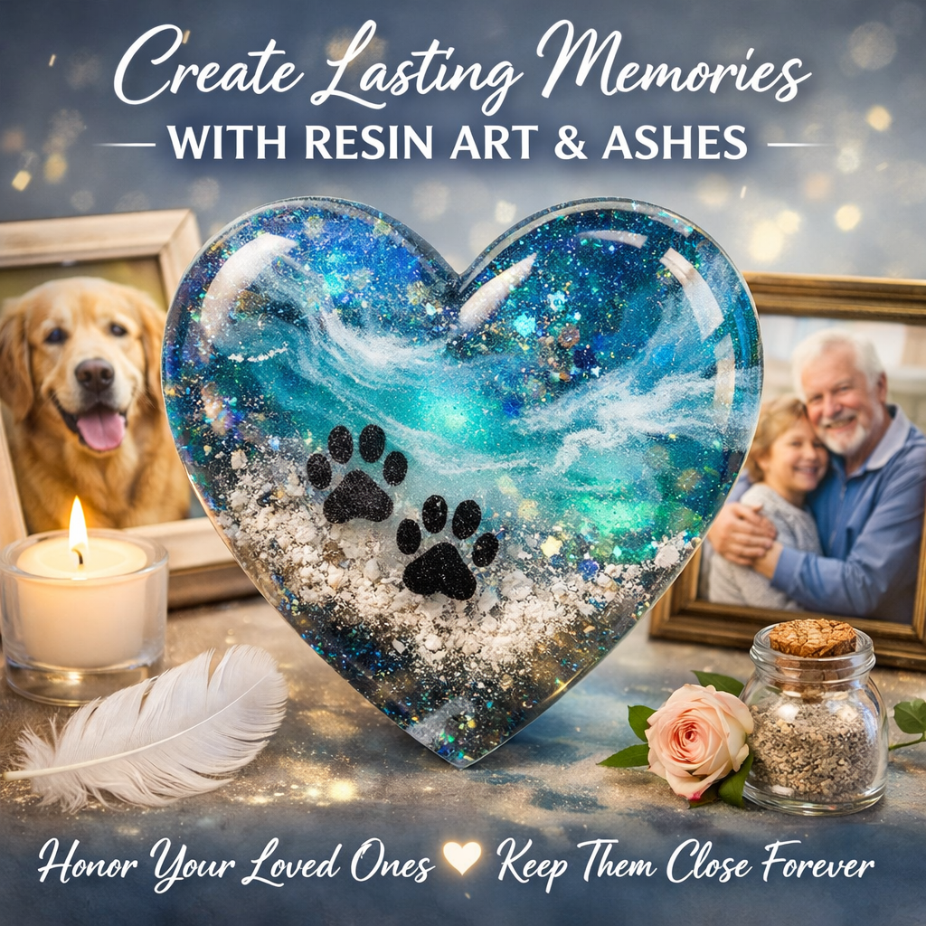 Sunday - 4/26/26 - 12:00-2:00PM - Resin Your Keepsake Workshop - Bring your keepsake, jewelry, broach, knick knack, trinket, or loved ones ashes, fur baby ashes