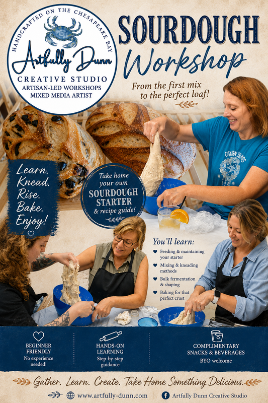 10/29/2026 • 7:00-9:00 PM — The Art of Sourdough - From the Beginning