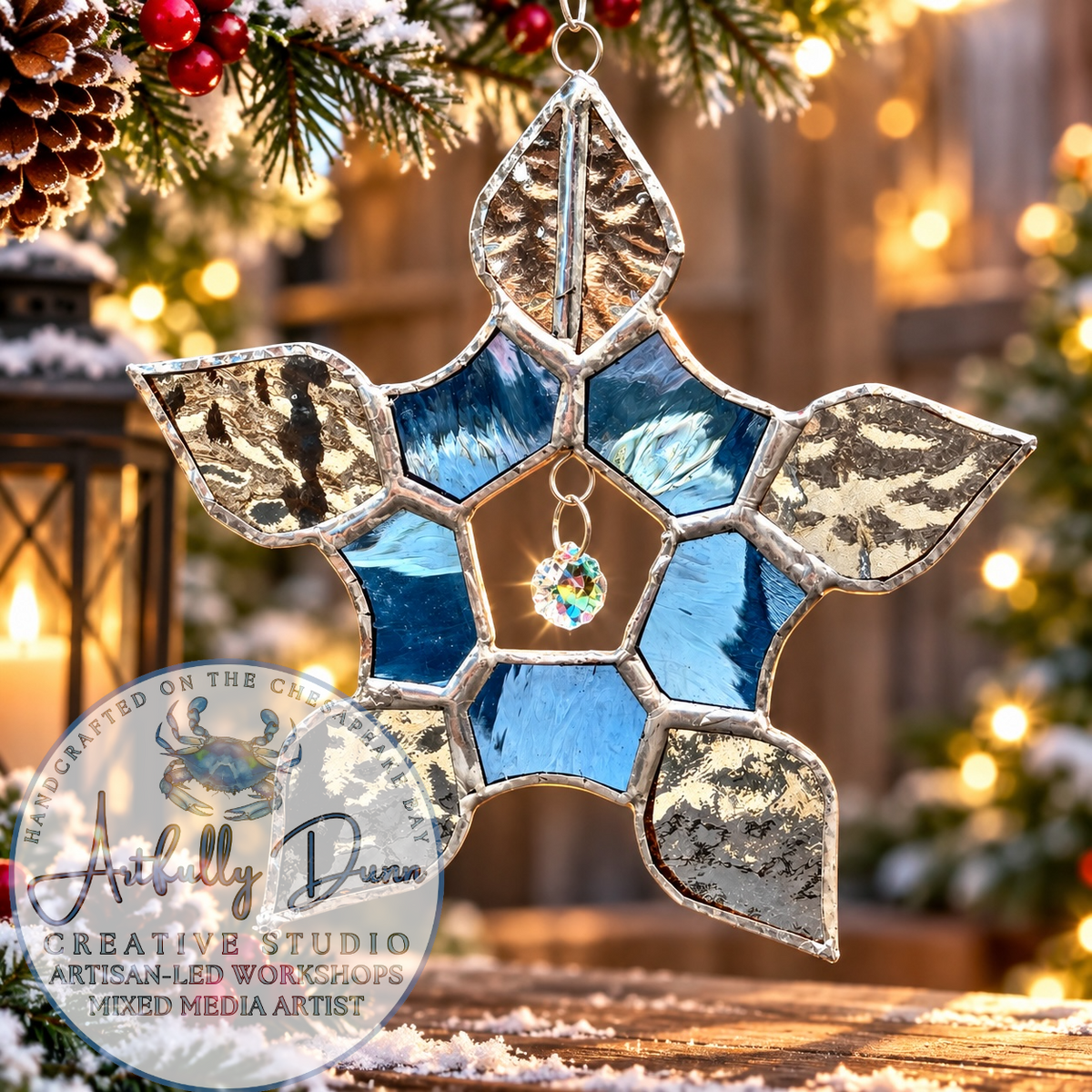 12/6/2026 5:00-7:00 PM • 🎄✨ STAINED GLASS WINTER WORKSHOP ✨🎄
