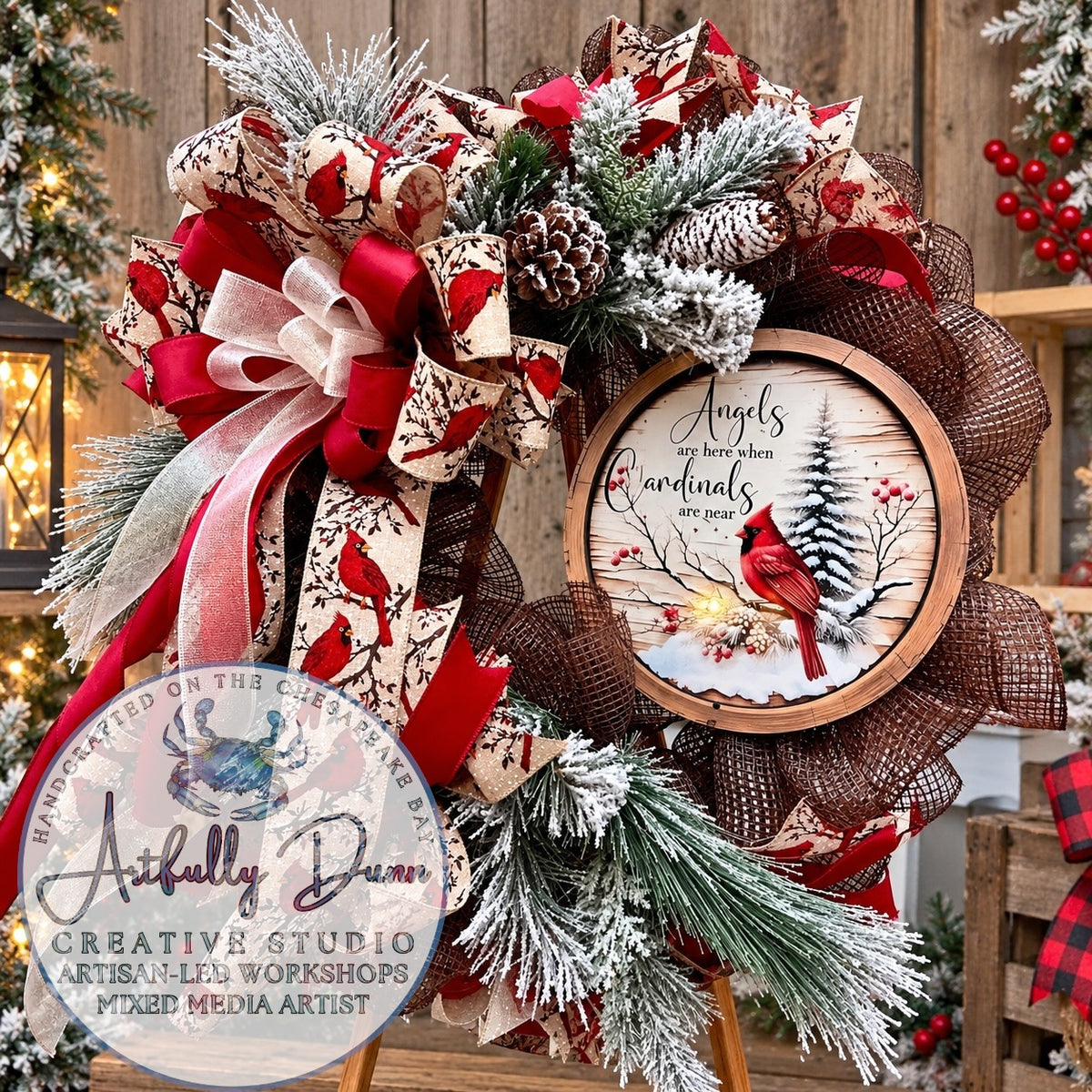 11/29/2026 - 12:00-2:00 PM • 🎄✨ HOLIDAY WREATH MAKING WORKSHOP ✨🎄
