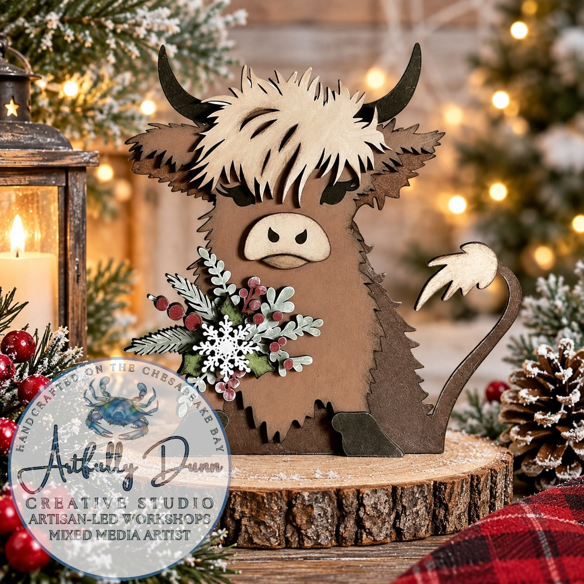 11/18/2026 - 7:00-9:00 PM • 🎄✨🪵 HOLIDAY LAYERED WOOD WORKSHOP 🪵✨🎄