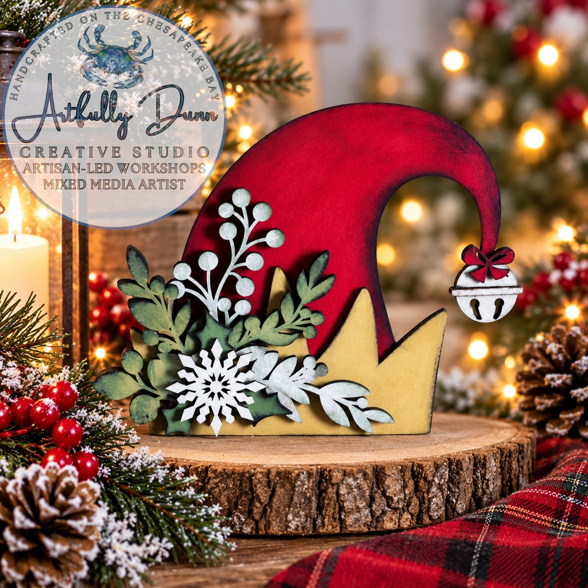 11/18/2026 - 7:00-9:00 PM • 🎄✨🪵 HOLIDAY LAYERED WOOD WORKSHOP 🪵✨🎄