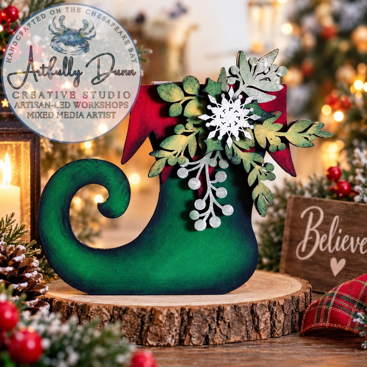 11/18/2026 - 7:00-9:00 PM • 🎄✨🪵 HOLIDAY LAYERED WOOD WORKSHOP 🪵✨🎄