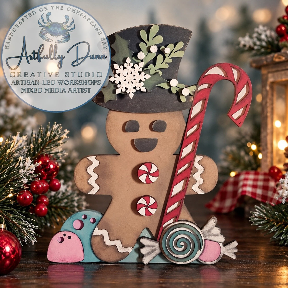11/18/2026 - 7:00-9:00 PM • 🎄✨🪵 HOLIDAY LAYERED WOOD WORKSHOP 🪵✨🎄