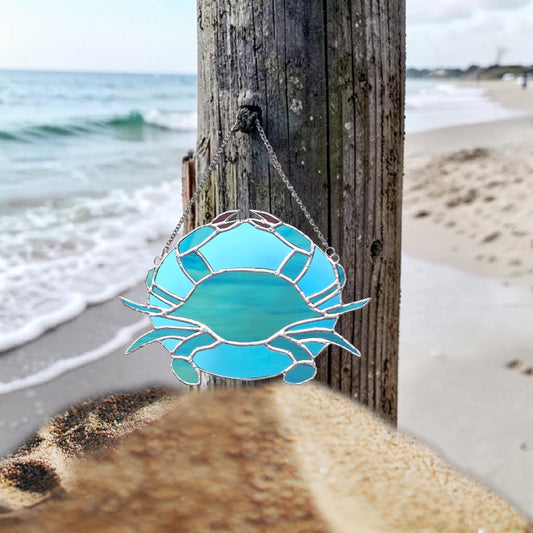 Saturday - 6/6/2026 - 12:00-3:00pm - *Intermediate Workshop* - Stained Glass Blue Crab - 20 S. Main St., Port Deposit, MD 21904