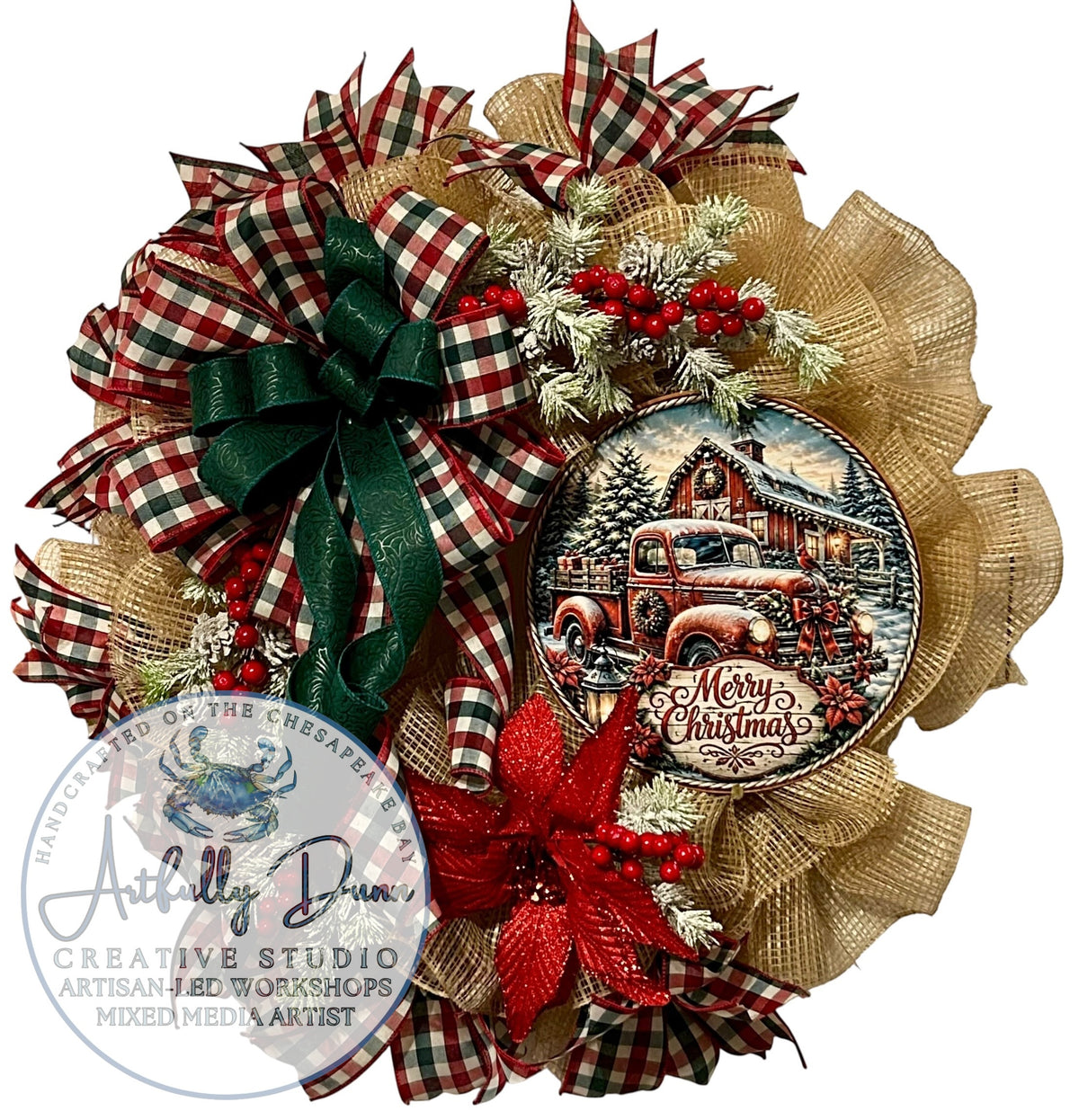 11/29/2026 - 12:00-2:00 PM • 🎄✨ HOLIDAY WREATH MAKING WORKSHOP ✨🎄
