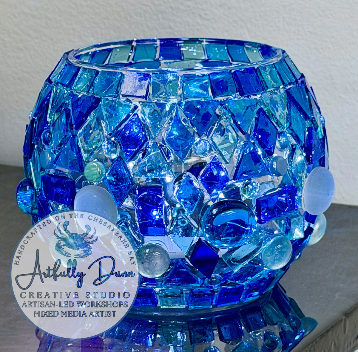 11/4/2026 - 7:00-9:00 PM • ✨ Mosaic Resin Glass Workshop ✨🎄 Create. Sparkle. Glow. 🎄