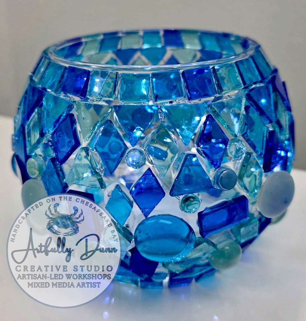 11/4/2026 - 7:00-9:00 PM • ✨ Mosaic Resin Glass Workshop ✨🎄 Create. Sparkle. Glow. 🎄