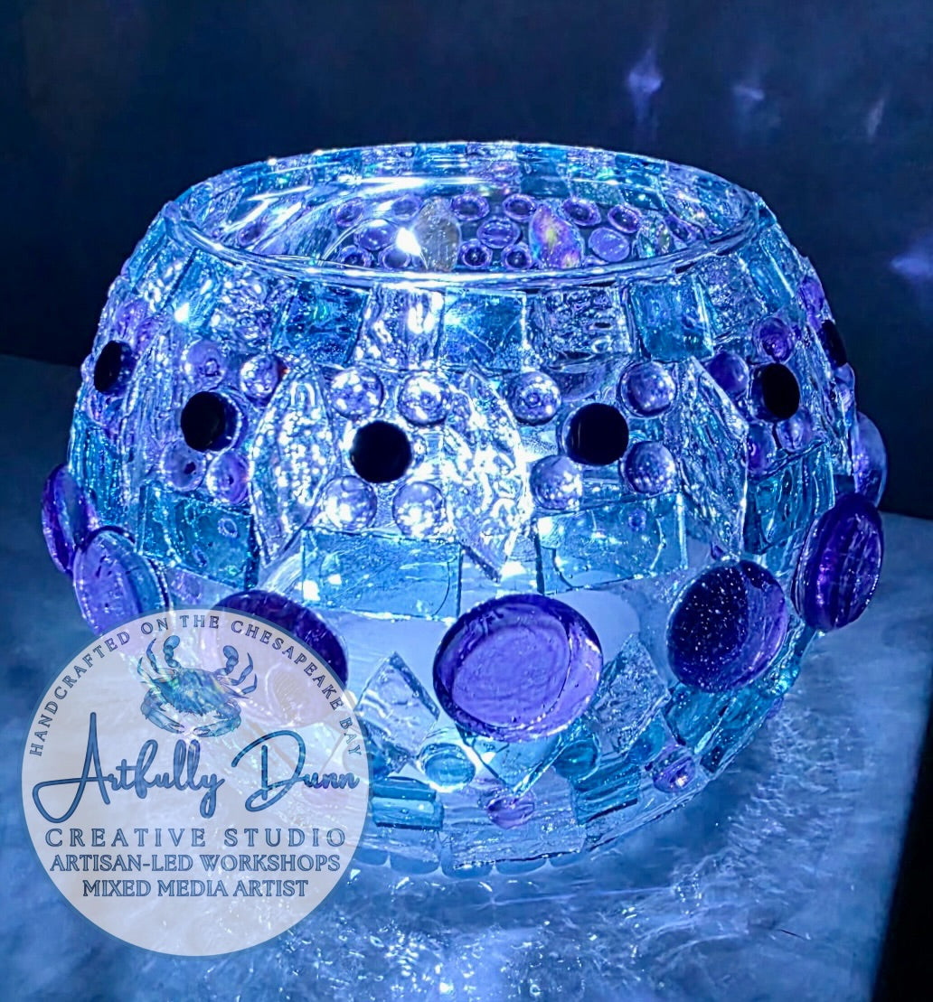 11/4/2026 - 7:00-9:00 PM • ✨ Mosaic Resin Glass Workshop ✨🎄 Create. Sparkle. Glow. 🎄