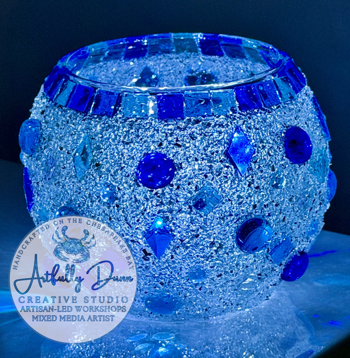 11/4/2026 - 7:00-9:00 PM • ✨ Mosaic Resin Glass Workshop ✨🎄 Create. Sparkle. Glow. 🎄