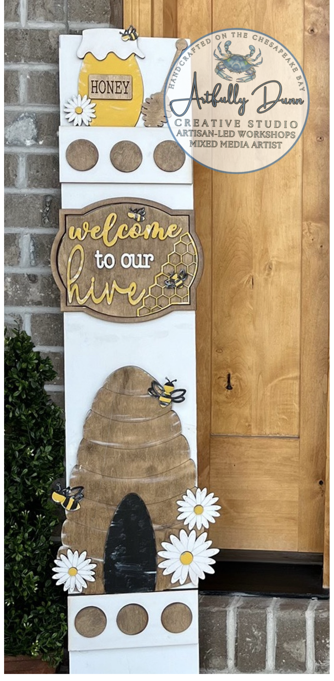 8/8/2026 4:00-6:30 PM • Layered Wood Paint Workshop - Interchangeable Porch Leaner ✨🏡