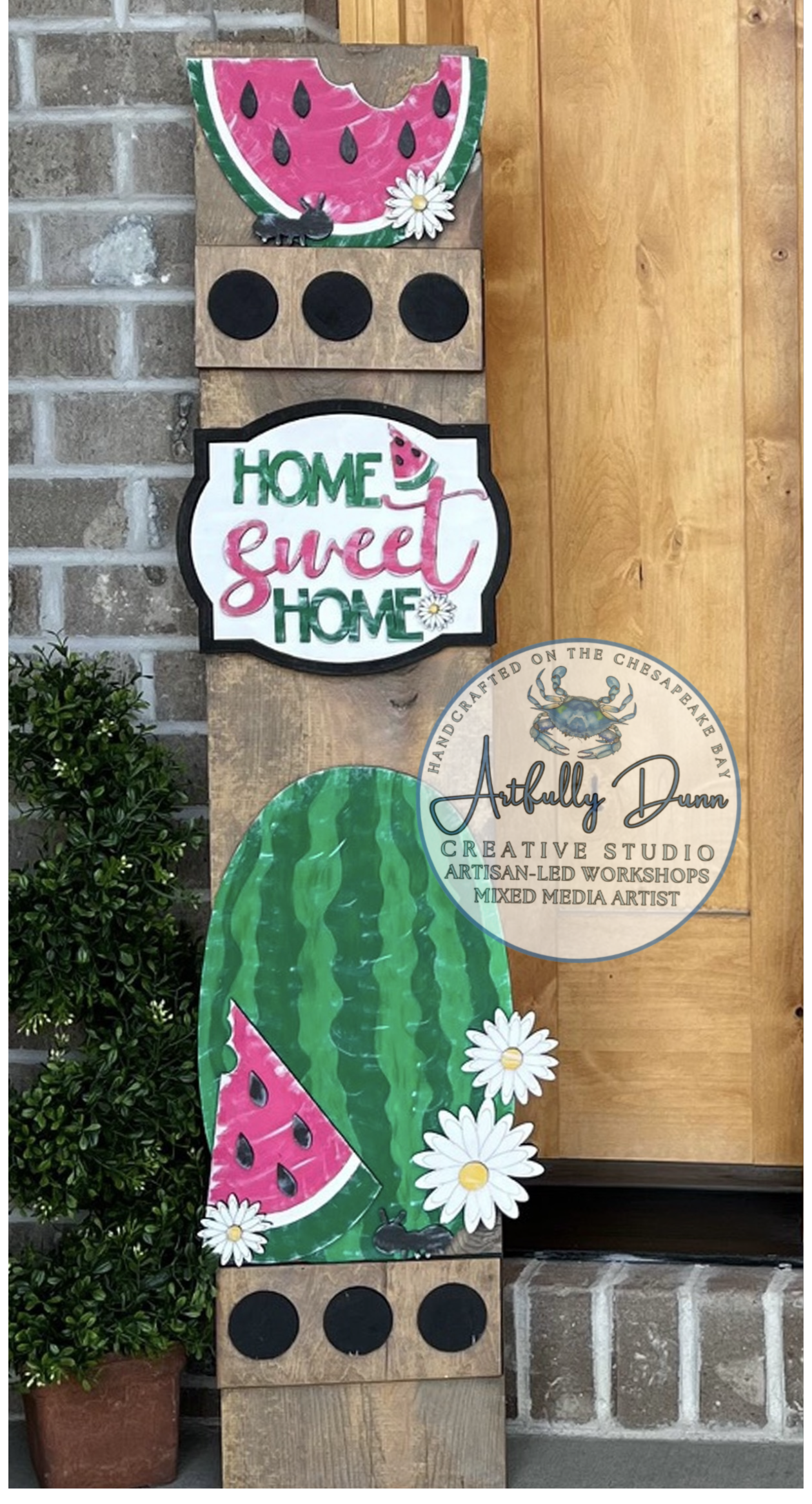 8/8/2026 4:00-6:30 PM • Layered Wood Paint Workshop - Interchangeable Porch Leaner ✨🏡