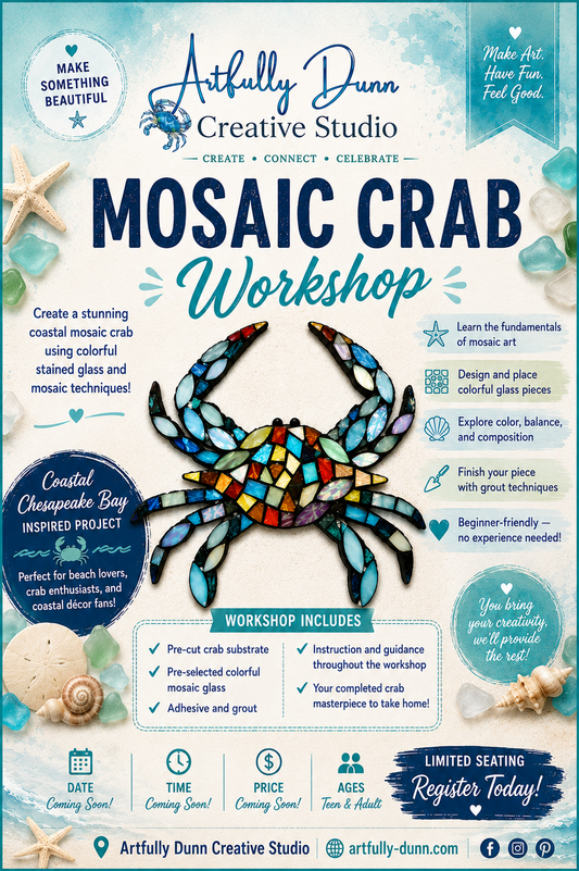 7/23/2026 • Mosaic Crab Workshop