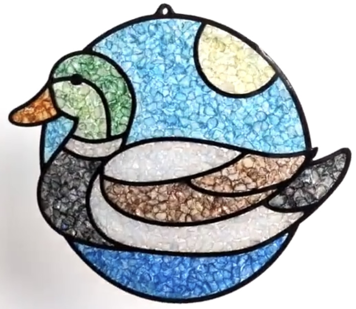 DIY Crushed Glass Faux Suncatcher Kit