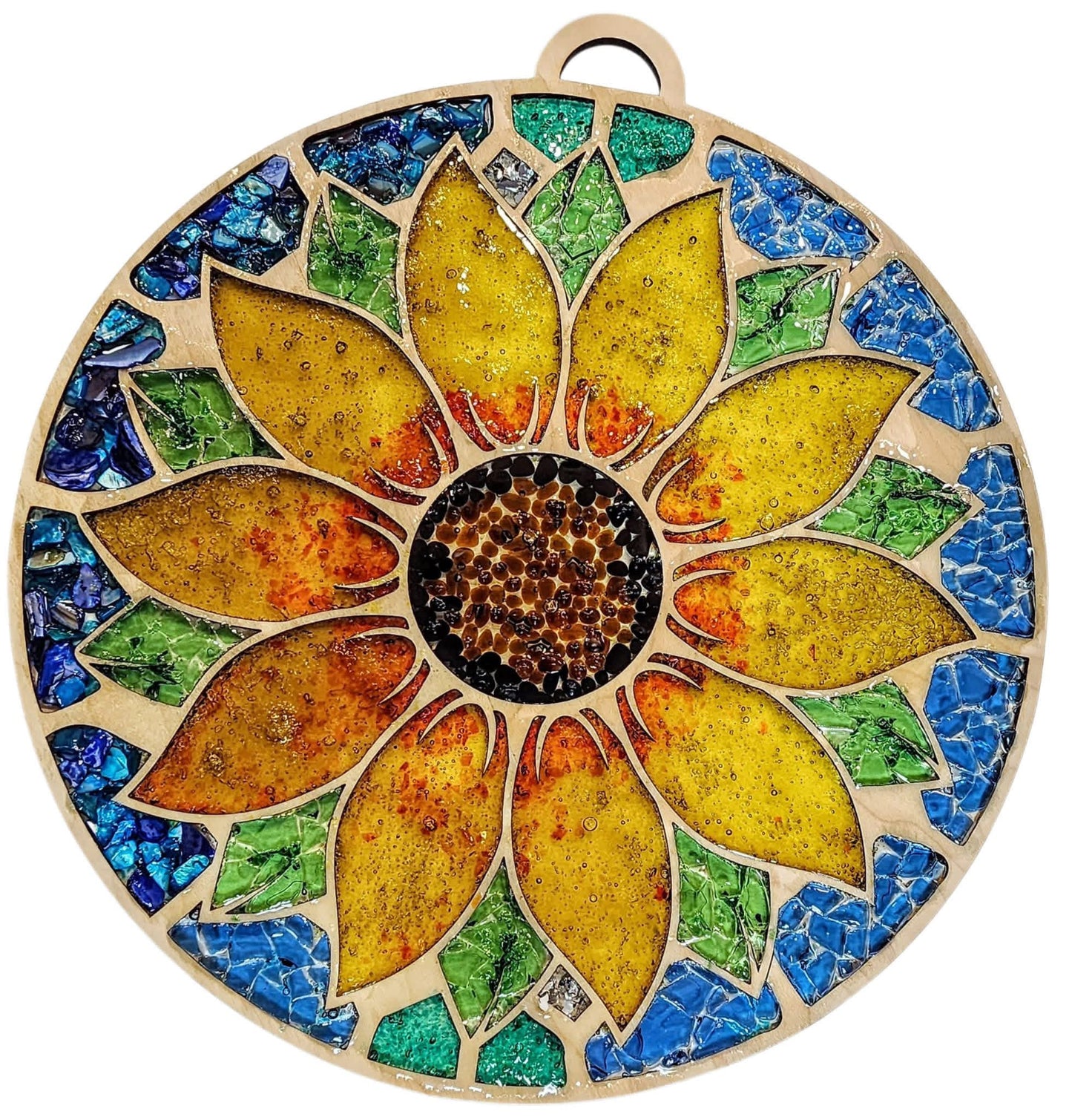 DIY Crushed Glass Faux Suncatcher Kit