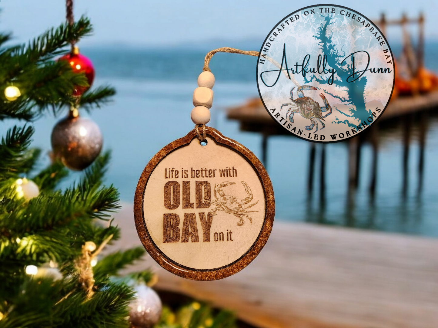 Life is better with OLD BAY Ornament