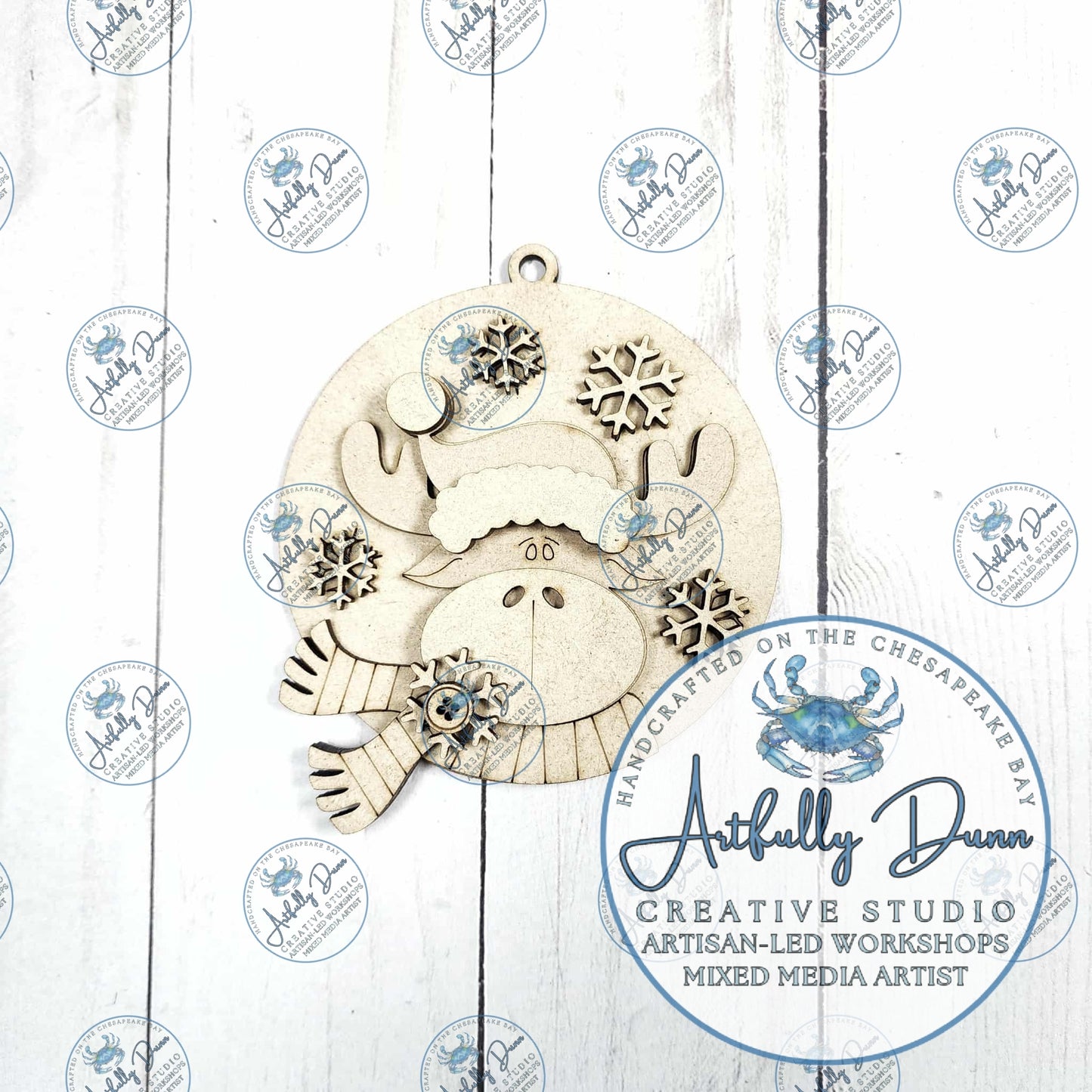 DIY Layered Wood Complete Paint Kit - Merry Moose Ornaments