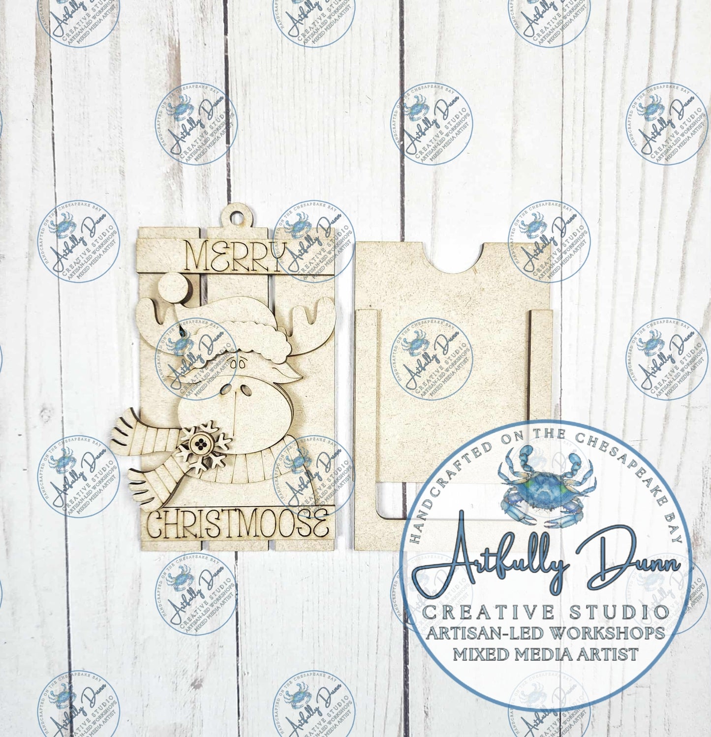 DIY Layered Wood Complete Paint Kit - Merry Moose Ornaments