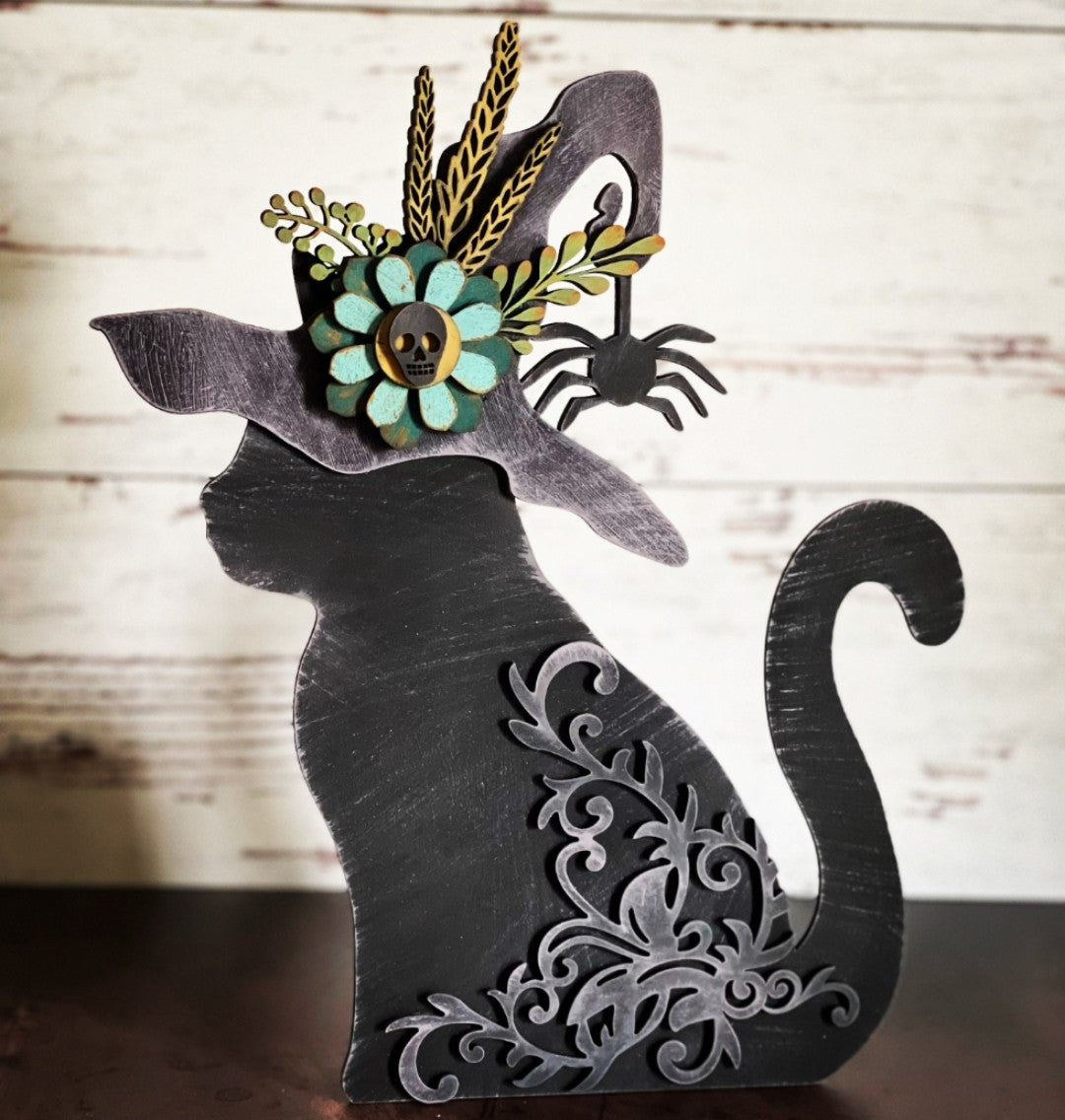 10/20/24 ~ 3-5 PM ●Workshop - Layered Wood Art ● Black Cat @ The Nook Of Knots, Etc. Havre de Grace