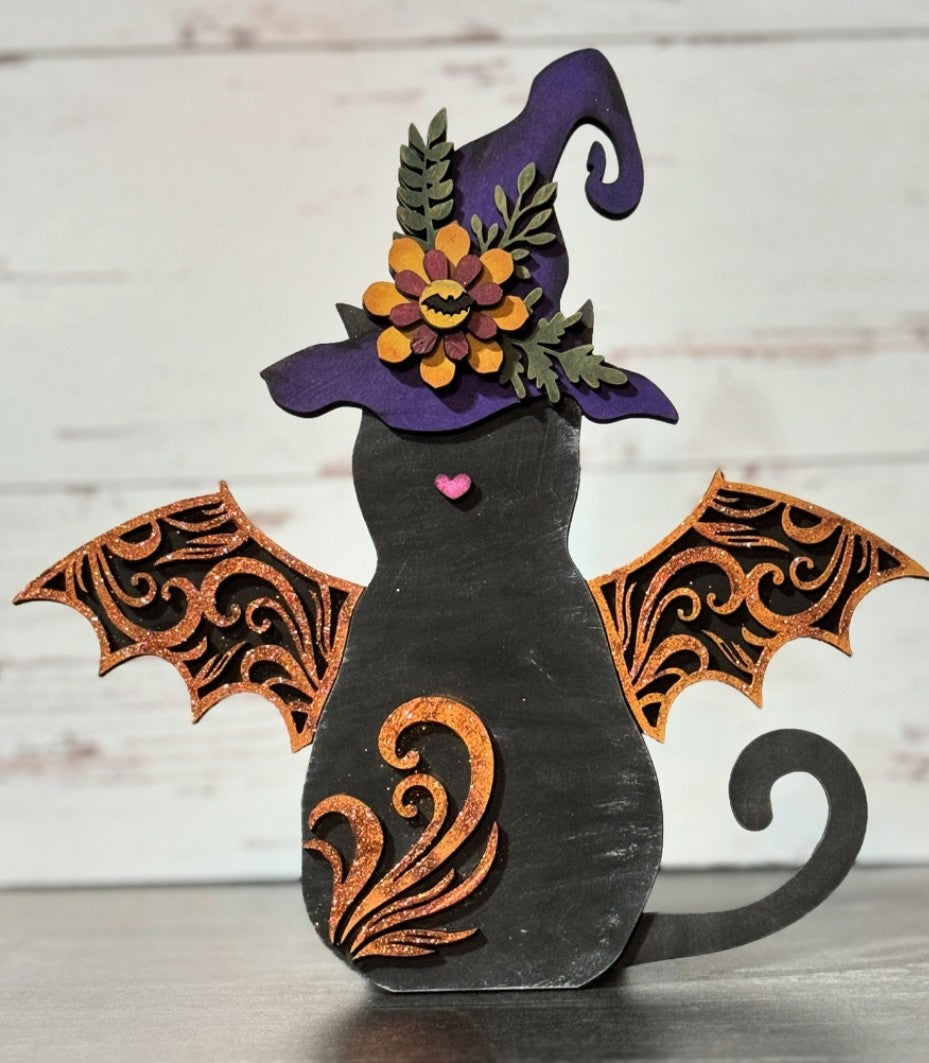 10/20/24 ~ 3-5 PM ●Workshop - Layered Wood Art ● Black Cat @ The Nook Of Knots, Etc. Havre de Grace