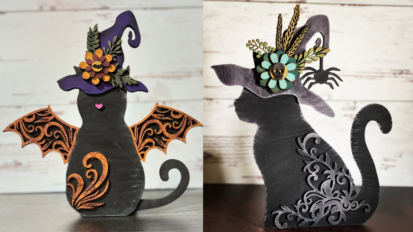 10/20/24 ~ 3-5 PM ●Workshop - Layered Wood Art ● Black Cat @ The Nook Of Knots, Etc. Havre de Grace